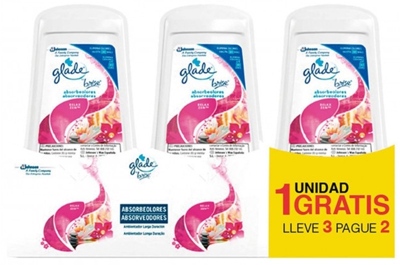 Glade Absorbe Olor Relax Zen 3 x 2