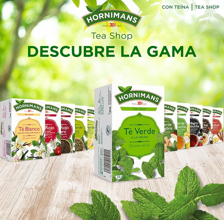 Hornimans Té Verde a la Menta 20 Bolsitas