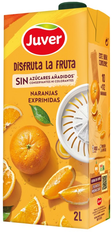 Juver Zumo de Naranjas Exprimidas 2L