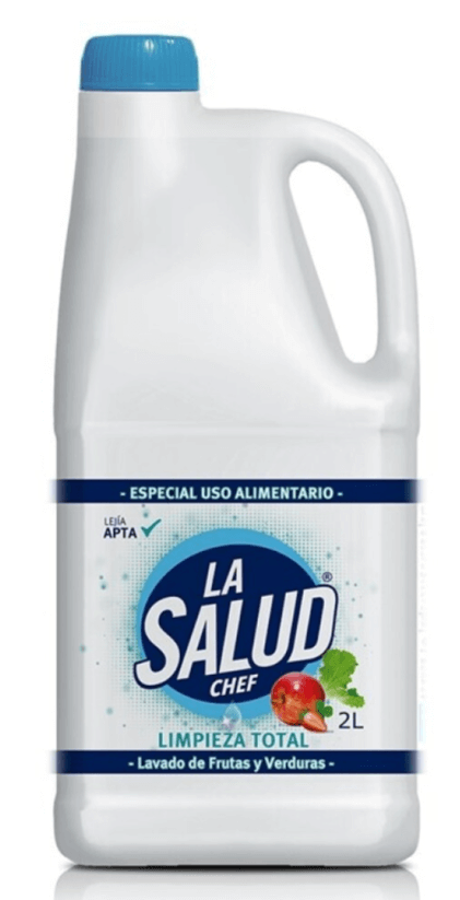 La Salud Lejía Alimentaria Apta Chef 2L