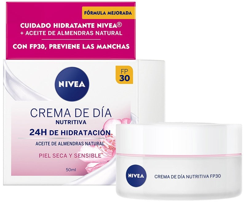 NIVEA Crema de Día Nutritiva Piel Seca y Sensible 50 ml