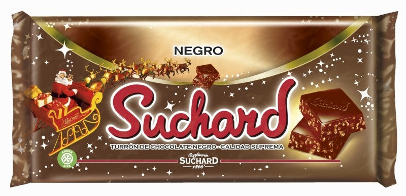 Suchard Negro Turrón de Chocolate 230G