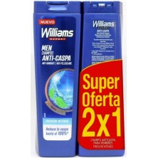 Williams Champú Anticaspa Refresh 2 Unidades X 250 ml