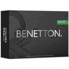 Benetton Estuche Colors Black Man Vapo 100 Ml + Desodorante 150 Ml + Gel De Baño 75 Ml