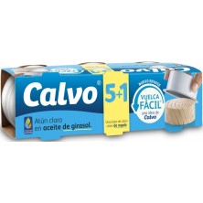 Calvo Atun Claro Ac Veg 5 +1 RO 80 Gr
