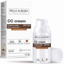 Bella Aurora Crema Solar Facial CC Cream FPS -50 + Extracubriente 30 Ml