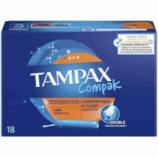 Tampax Tampones Compactos Super Plus 18 Unidades