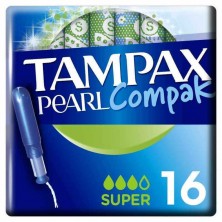 Tampax Tampones Compak Pearl Super 16 Unidades