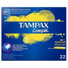 Tampax Tampones Compak Regular 22 Unidades