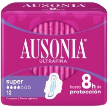 Ausonia Compresas Ultrafina Super Ala 12 Und