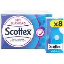 Scottex Pañuelos Scot Tex Bco 3 c PTe 8 Uns