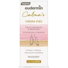 Eudermin Crema Pies Pieles Sensibles e Irritadas Picores y Rozaduras con Calamina 75 Ml