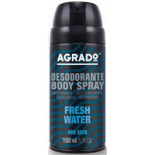 Agrado Desodorante Body Spray Fresh Water For Men 150 Ml