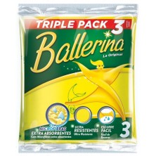 Ballerina Bayeta Trio Pack 3