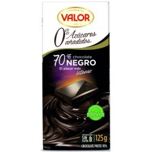 Valor Chocolate 70% Negro Intenso 125 Gr