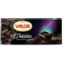 Valor Chocolate Negro 82% 170 Gr