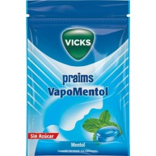 Vicks Caramelo Praims VapoMentol Sin Azúcar 72 Gr