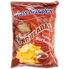 Los Rosales Patatas Fritas Onduladas Sabor Barbacoa 140 Gr