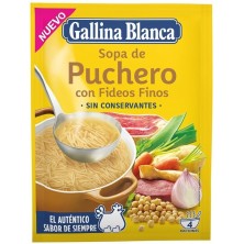 Gallina Blanca Sopa de Puchero con Fideos Finos 72 Gr