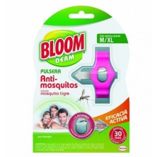 Bloom Repelente De Mosquitos Para Adulto Pulsera + 1 Recambio 30 Días De Duración Talla M/XL