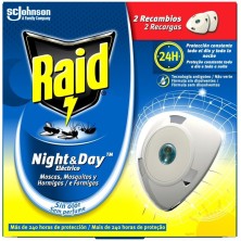 Raid Night&Day Insecticida Automático 2 Recambios
