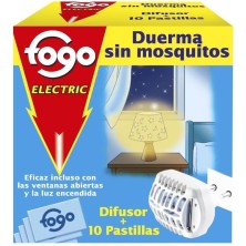 Fogo Electric Antimosquitos - Difusor + 10 Pastillas