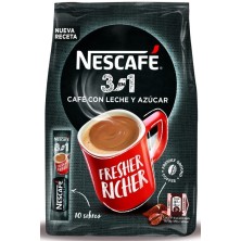 Nescafé 3 en 1 Bolsa con 10 Sobres