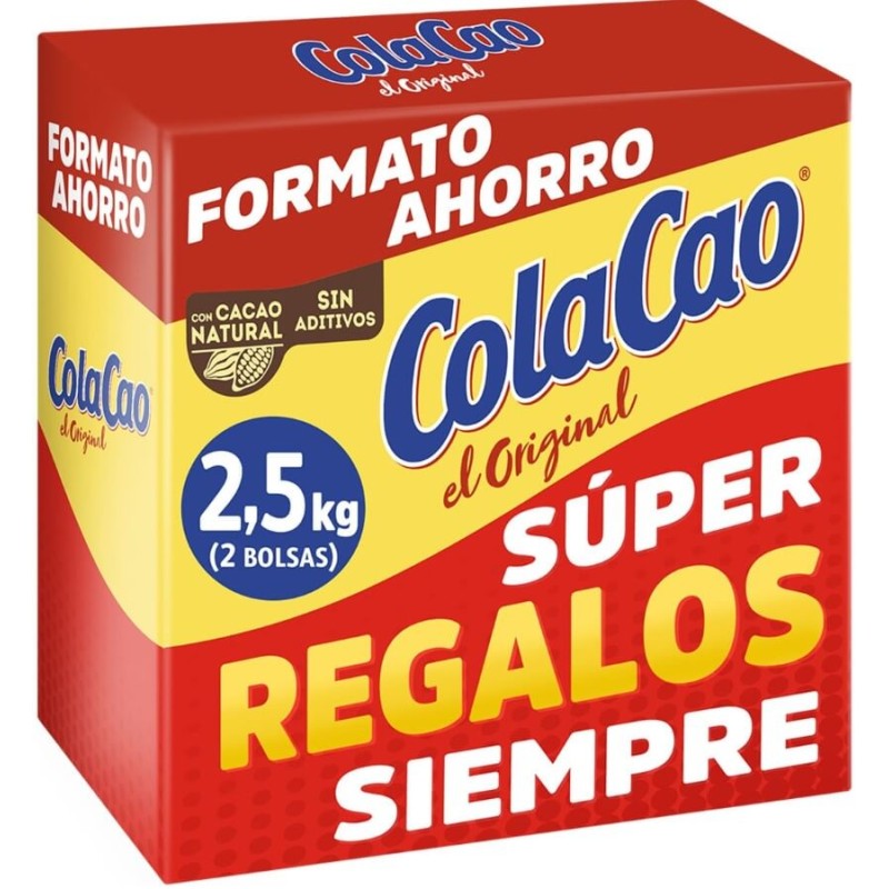 Locas por las gangas - 🟠ColaCao Original: con Cacao Natural-2,7kg (Power  Bank de regalo) ✓11,50€ ✖️13,95€