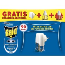Raid Eléctrico Antimosquitos 1 Aparatos + 2 Recambios