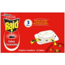 Raid Insecticida Cebos Cucarachas 6 Cebos