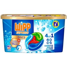 Wipp Express Detergente en Cápsulas Antiolores 30D