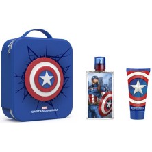 Capitán América Estuche Con Cremallera Vapo 100 ml + Gel 60 ml