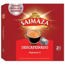 Saimaza Café Descafeinado 20 Cápsulas