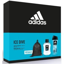 Adidas Estuche Ice Dive Man Vapo 100 ml + Gel De Baño 250 ml + Gymbag