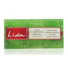 Lida Jabón 100% Natural Glicerina Aloe Vera