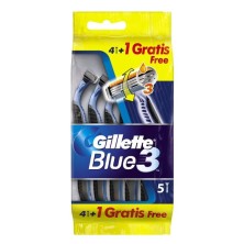 Gillette Maquinilla Desechable Blue III 3 Unidades + 1 Unidad