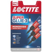 Loctite Adhesivo Super Glue-3 Mini Trio 3 Unidades De 1 gr