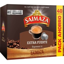Saimaza Café Extra Fuerte 40 Cápsulas