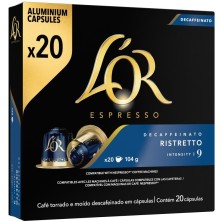 Lor Espresso Descafeinato Ristretto Para Nespresso 20 Cápsulas