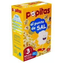 Popitas Palomitas Al Punto De Sal 3 Unidades x 100 gr