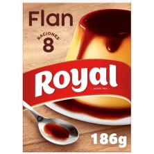 Royal Flan Con Azúcar 8 Sobres 186 gr