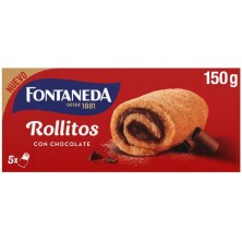 Fontaneda Bizcocho Rollitos Con Chocolate 150 gr