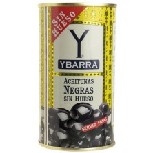 Ybarra Aceitunas Negras Sin Hueso 1 Lata Peso Neto 350 gr