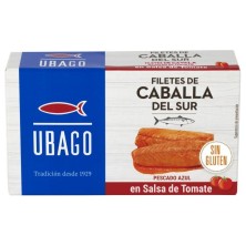 Ubago Caballa Del Sur En Tomate Peso Neto 85 gr Peso Escurrido 65 gr