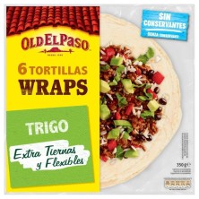 Old El Paso Tortillas De Trigo Wraps 350 gr