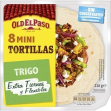 Old El Paso Mini Tortillas De Trigo 220 gr
