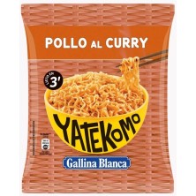 Gallina Blanca Yatekomo Fideos Orientales Sabor Pollo Al Curry 82 gr