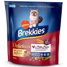 Brekkies Excel Alimento Seco Para Gatos Delidious Ave 900 gr