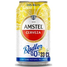 Amstel Cerveza Sin Alcohol 0,0% Lata Pack 24 x 330 ml