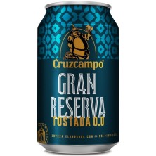 Cruzcampo Cerveza O´ 0º Gran Reserva Lata 330 ml Pack 24 und